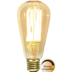 LED-lampa E27 edison Vintage Gold, 3.7W dimbar