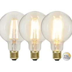LED-lampa E27 glob 95 Soft Glow 3-steg