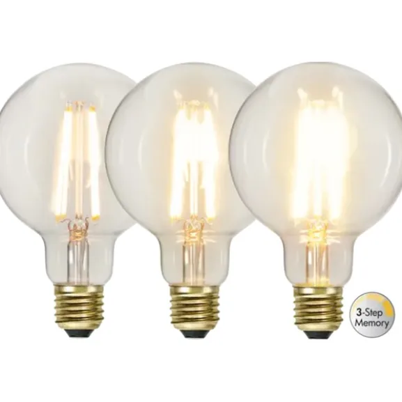 LED-lampa E27 glob 95 Soft Glow 3-steg