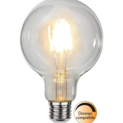 LED-lampa E27 glob Clear, 4.7W(40W) dimbar