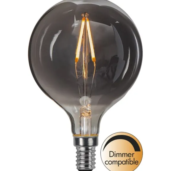 LED-lampa E14 glob Decoled Smoke, 1.5W dimbar