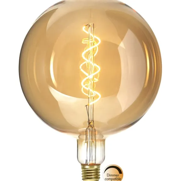 LED-lampa E27 glob Industrial Vintage, 2.8W dimbar