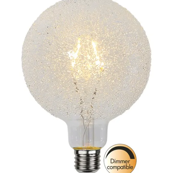 LED-lampa E27 glob 125mm Decoled 1W dimbar