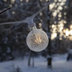LED-lampa E27 glob 125mm Decoled 1W dimbar