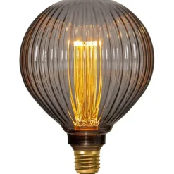 LED-lampa E27 glob 125mm Decoled New Generation Classic, rökgrå 1W