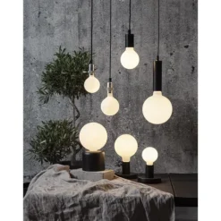 LED-lampa E14 glob opal Double Coating, 1.5W dimbar