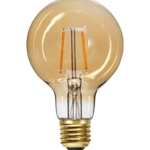 LED-lampa E27 glob Plain Amber, 0.75W