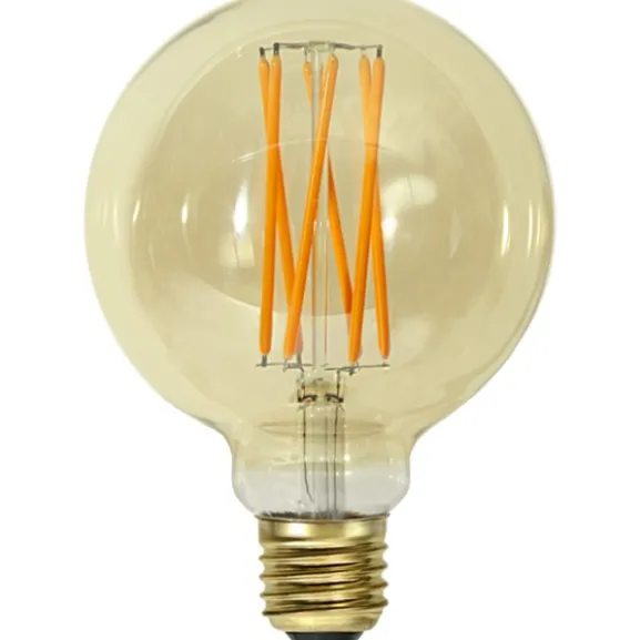 LED-lampa E27 glob Vintage Gold, 3.7W dimbar