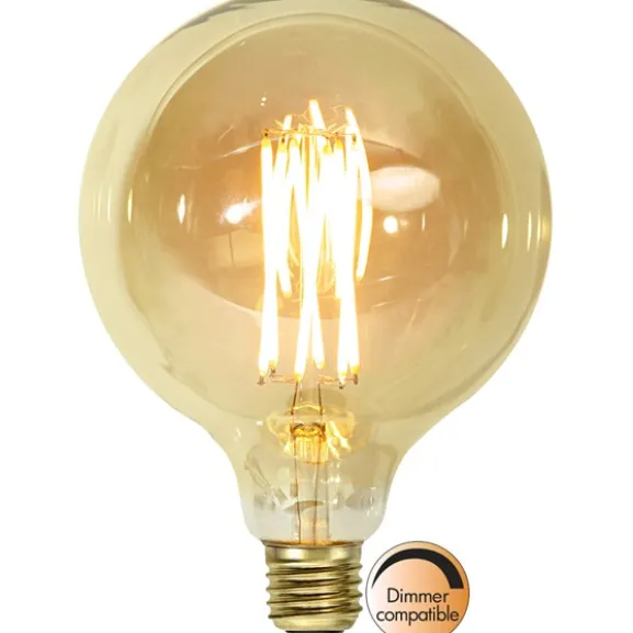 LED-lampa E27 glob Vintage Gold, 3.7W dimbar