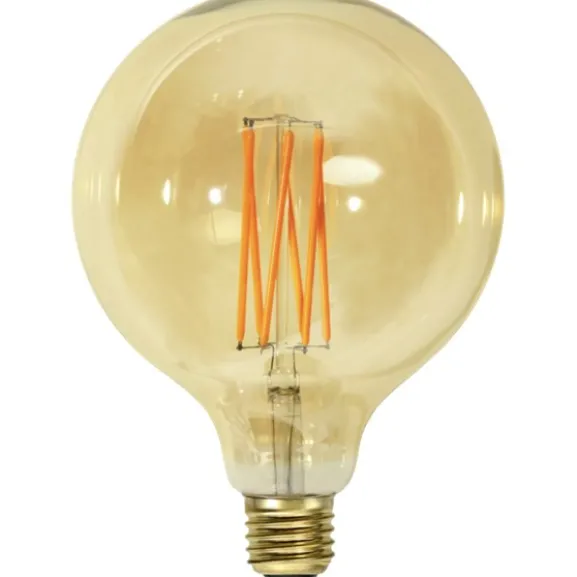 LED-lampa E27 glob Vintage Gold, 3.7W dimbar