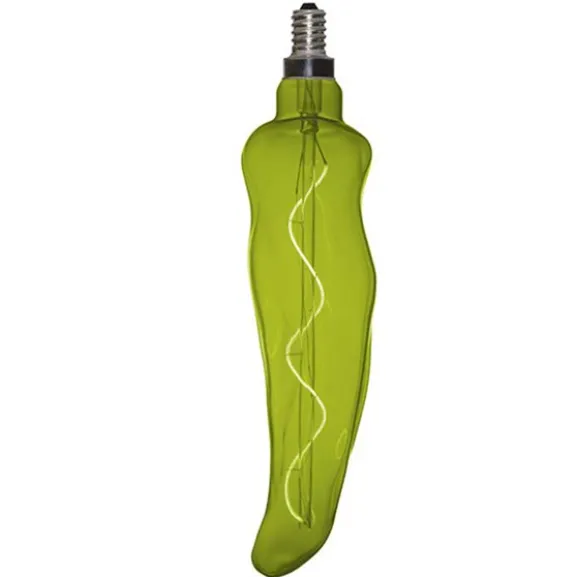 Led-lampa E14 Kitchen Peperone Grön 2500K 3W Dimbar