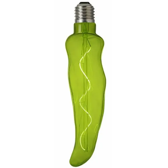 Led-lampa E27 Kitchen Peperone Grön 2500K 5W Dimbar