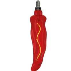 Led-lampa E14 Kitchen Peperone Röd 1000K 3W Dimbar