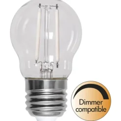 LED-lampa E27 klot 2.5W(25W) vitt filament, dimbar