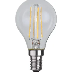 LED-lampa E14 klotlampa Clear, 4W(40W)