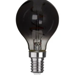 LED-lampa E14 klotlampa Decoled Grace Smoke 3W