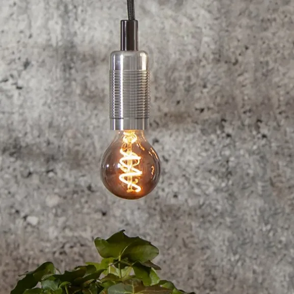 LED-lampa E14 klotlampa Decoled Grace Smoke 3W
