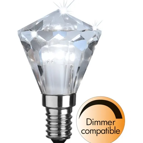 LED-lampa E14 klotlampa Diamond, 3W dimbar