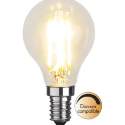 LED-lampa E14 klotlampa klar 4,2W(40W) dimbar
