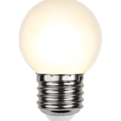 LED-lampa E27 klotlampa 1W opal