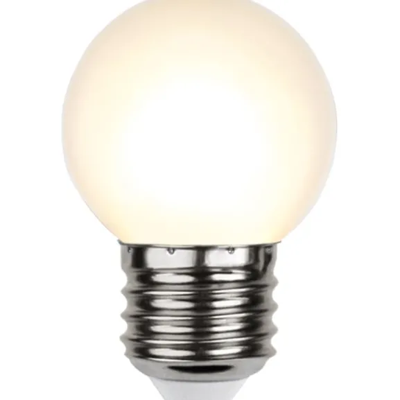 LED-lampa E27 klotlampa 1W opal
