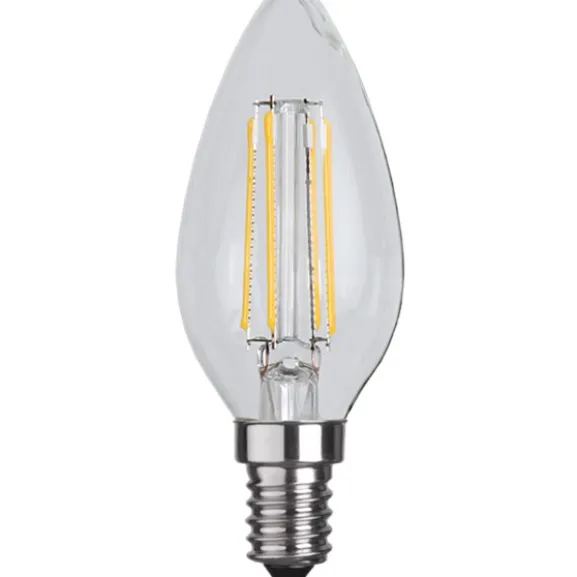 LED-lampa E14 kronljus Clear, 4W(40W)