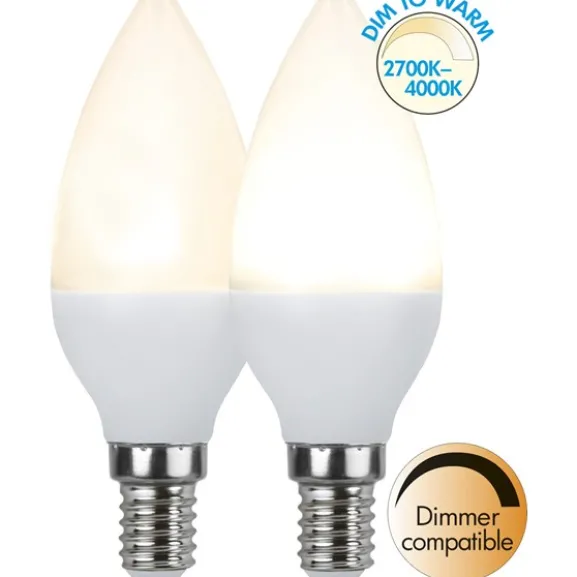 LED-lampa E14 kronljus Dim To Warm, 5W(40W) dimbar