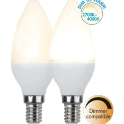 LED-lampa E14 kronljus Dim To Warm, 5W(40W) dimbar