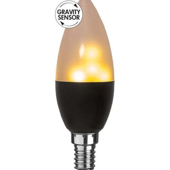LED-lampa E14 kronljus Flame, 0.8-1.2W