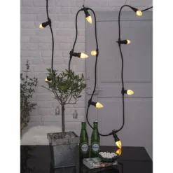 LED-lampa E14 kronljus Flame, 0.8-1.2W