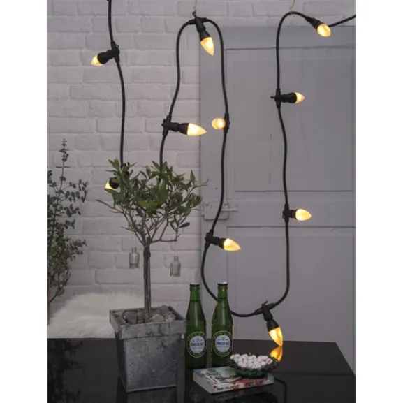 LED-lampa E14 kronljus Flame, 0.8-1.2W