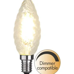 LED-lampa E14 kronljus klar 4,2W(40W)