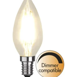 LED-lampa E14 kronljus 4,2W(40W) klar, dimbar