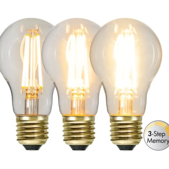LED-lampa E27 normal Soft Glow 3-step memory
