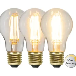 LED-lampa E27 normal Soft Glow 3-step memory
