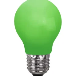 LED-lampa E27 normal 0,9W grön
