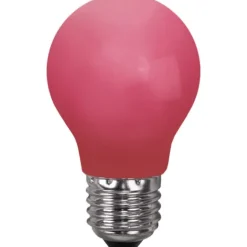 LED-lampa E27 normal 0,9W röd
