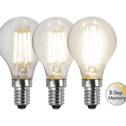 LED-lampa E14 P45 Clear 3-step memory 4.2W