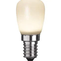 LED-lampa E14 päron 0,9W opal