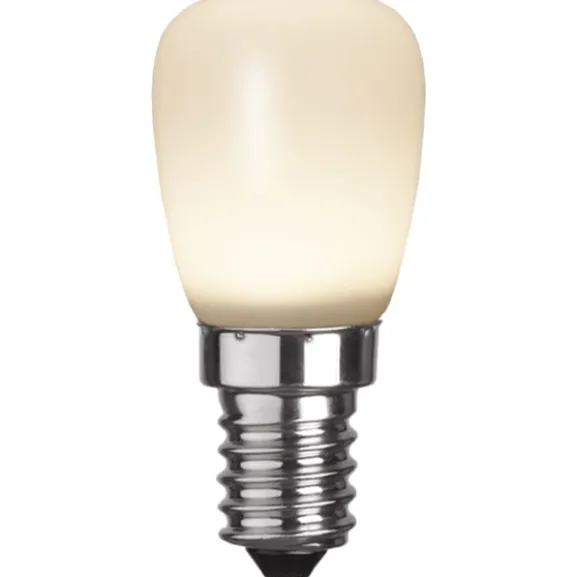 LED-lampa E14 päron 0,9W opal
