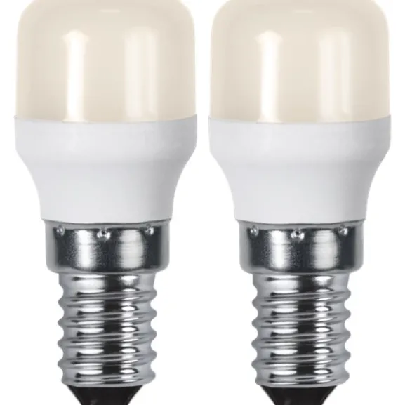 LED-lampa E14 päron 1,4W Opaque basic, vit