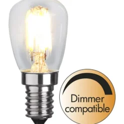 LED-lampa E14 päronlampa Clear, 2.8W(25W) dimbar