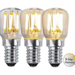 LED-lampa E14 päronlampa Clear3-stegsdimmerMemory, 2.5W(25W)