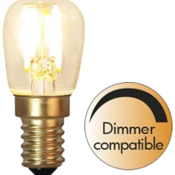 LED-lampa E14 päronlampa Soft Glow, 1.4W dimbar