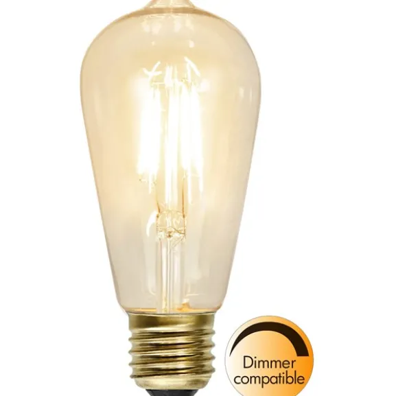 LED-lampa E27 ST58 Soft Glow, 1.6W dimbar