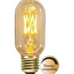 LED-lampa E27 T45 Vintage Gold, 3.7W dimbar
