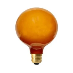 LED-lampa Glob 125mm brown E27 4W 1800K dimbar