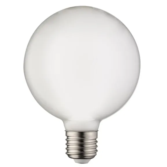 LED-lampa Glob 100mm opal E27 8W 2700-2200K dim to warm