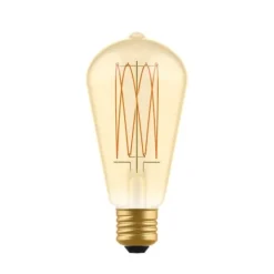 LED-lampa Golden Carbon Line Cage 7W E27 edison dimbar