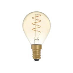 LED-lampa Golden Carbon Line Curved Spiral 2,5W E14 klot dimbar